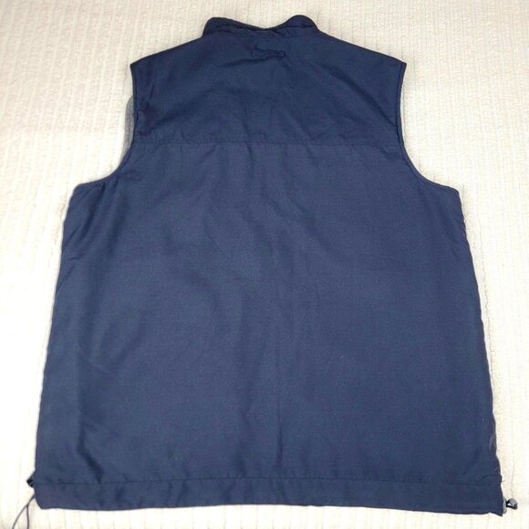 Small U.S. Expedition Mens Navy & Gray Zip-Up Lined Vest Outdoor Casual Sport - Picture 6 of 6
